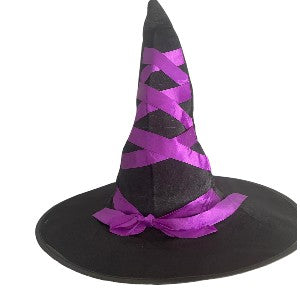 Sombrero de bruja con cintas