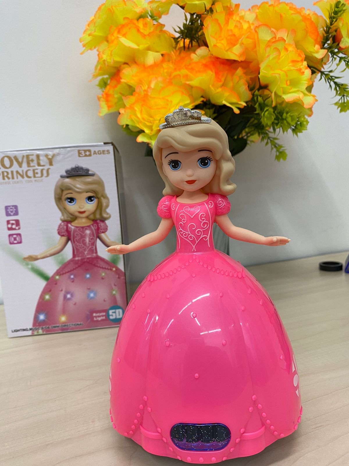 Princesa bailarina con luces