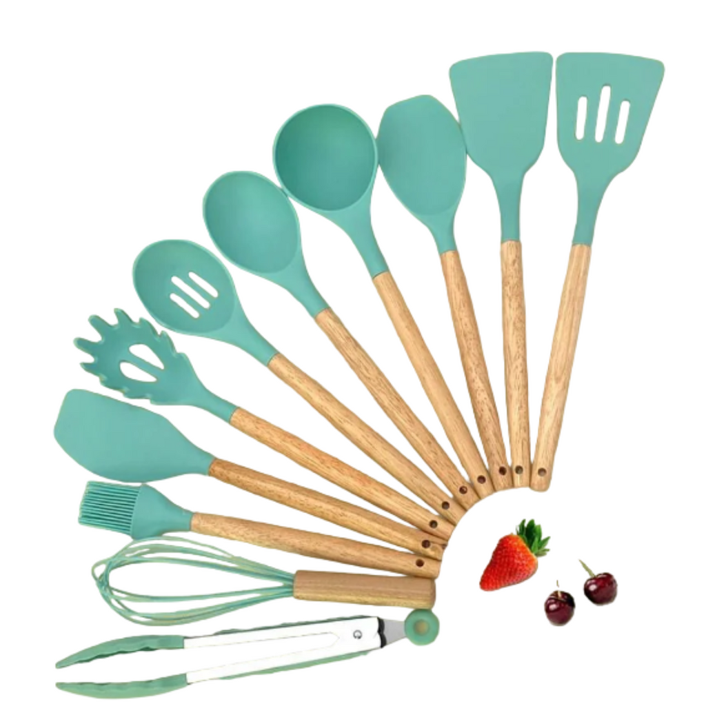 Set cucharones y accesorios cocina 19pz