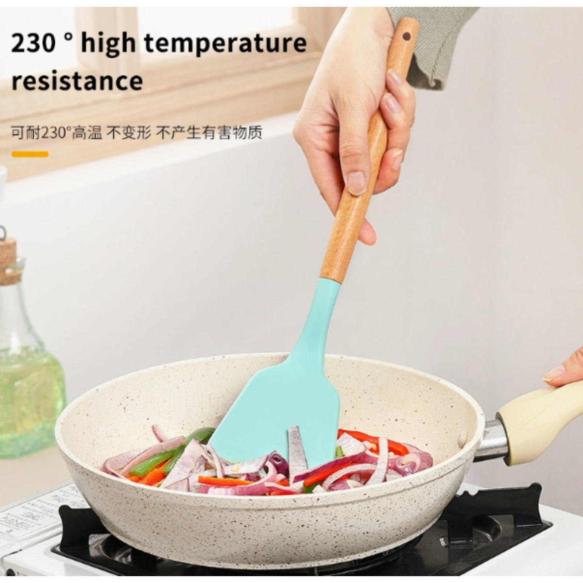 Set cucharones y accesorios cocina 19pz