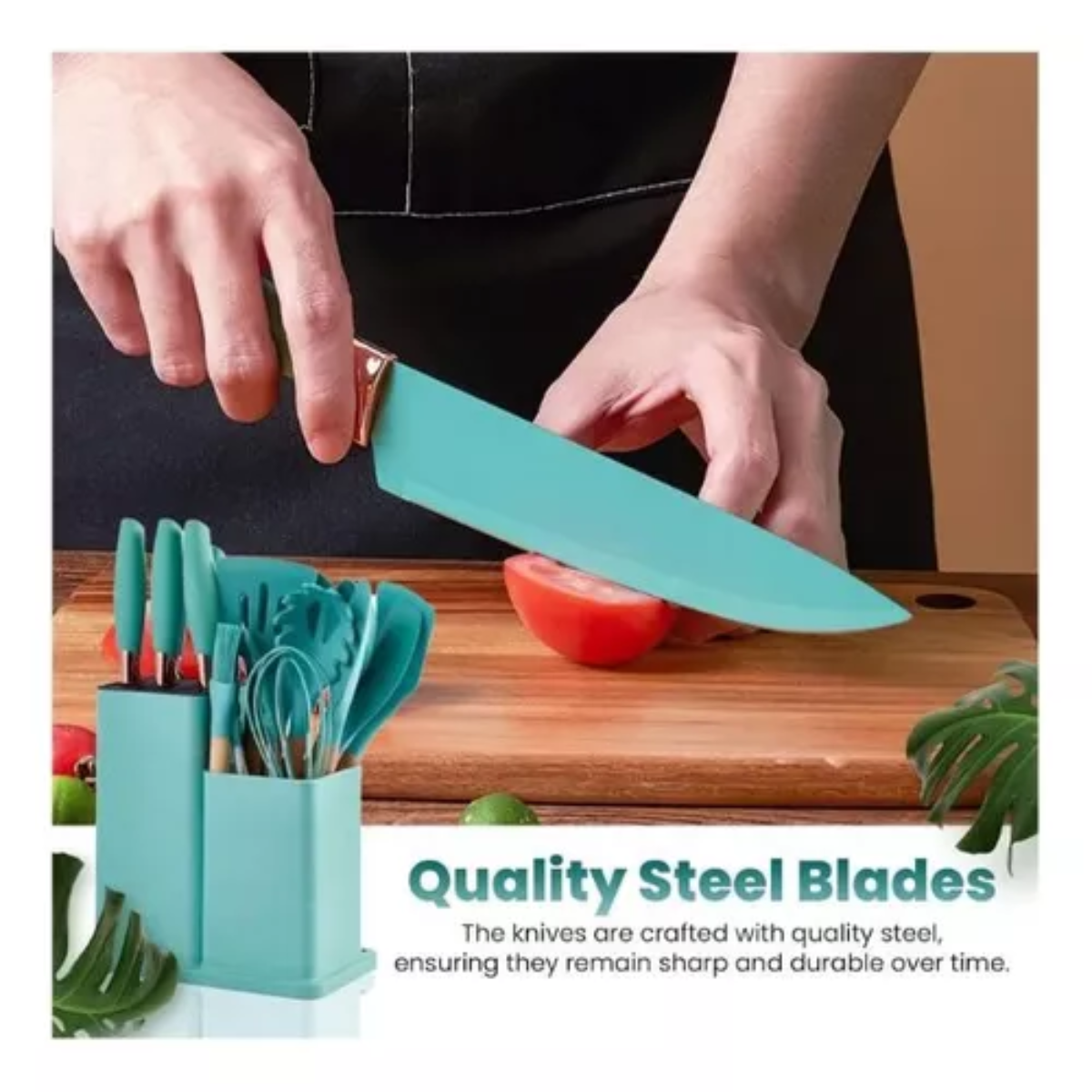 Set cucharones y accesorios cocina 19pz