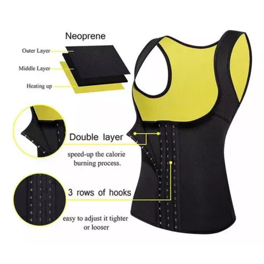 Chaleco neopreno mujer pro con broche