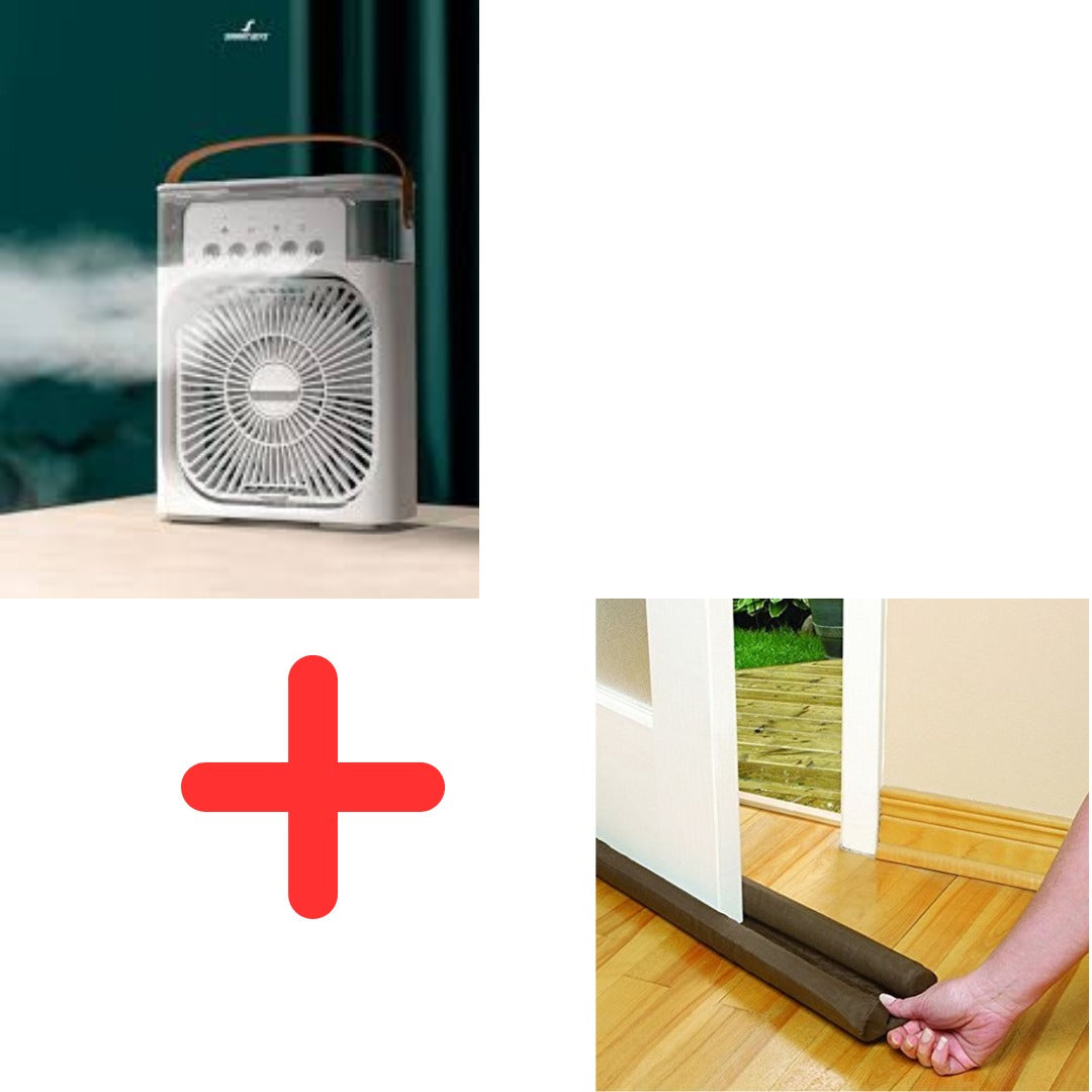 Combo ventilador y aislante de puerta