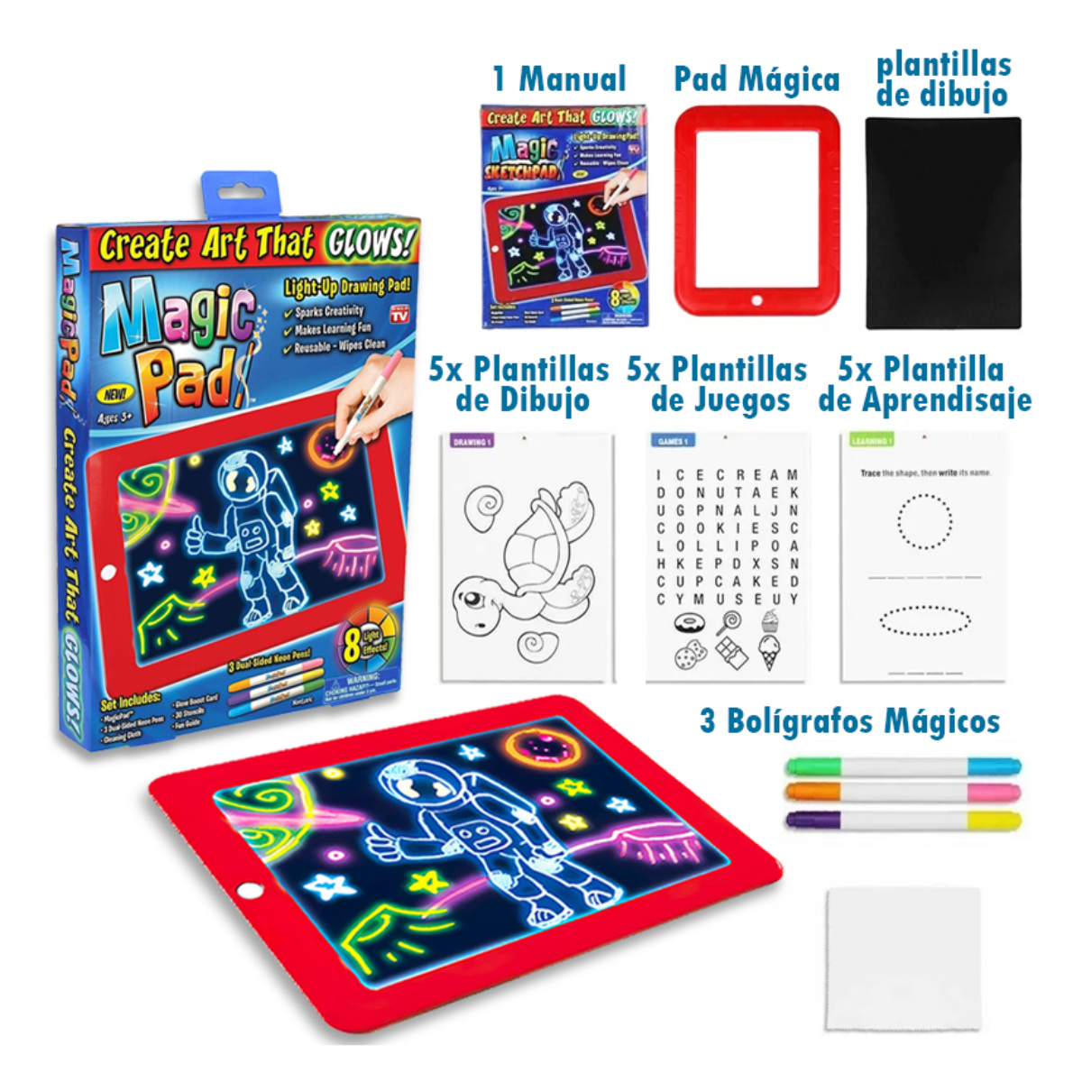 Tablero magic pad 3d 5837-16
