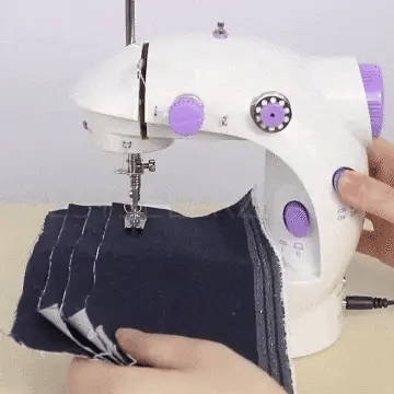 Mini máquinas de coser eléctrica