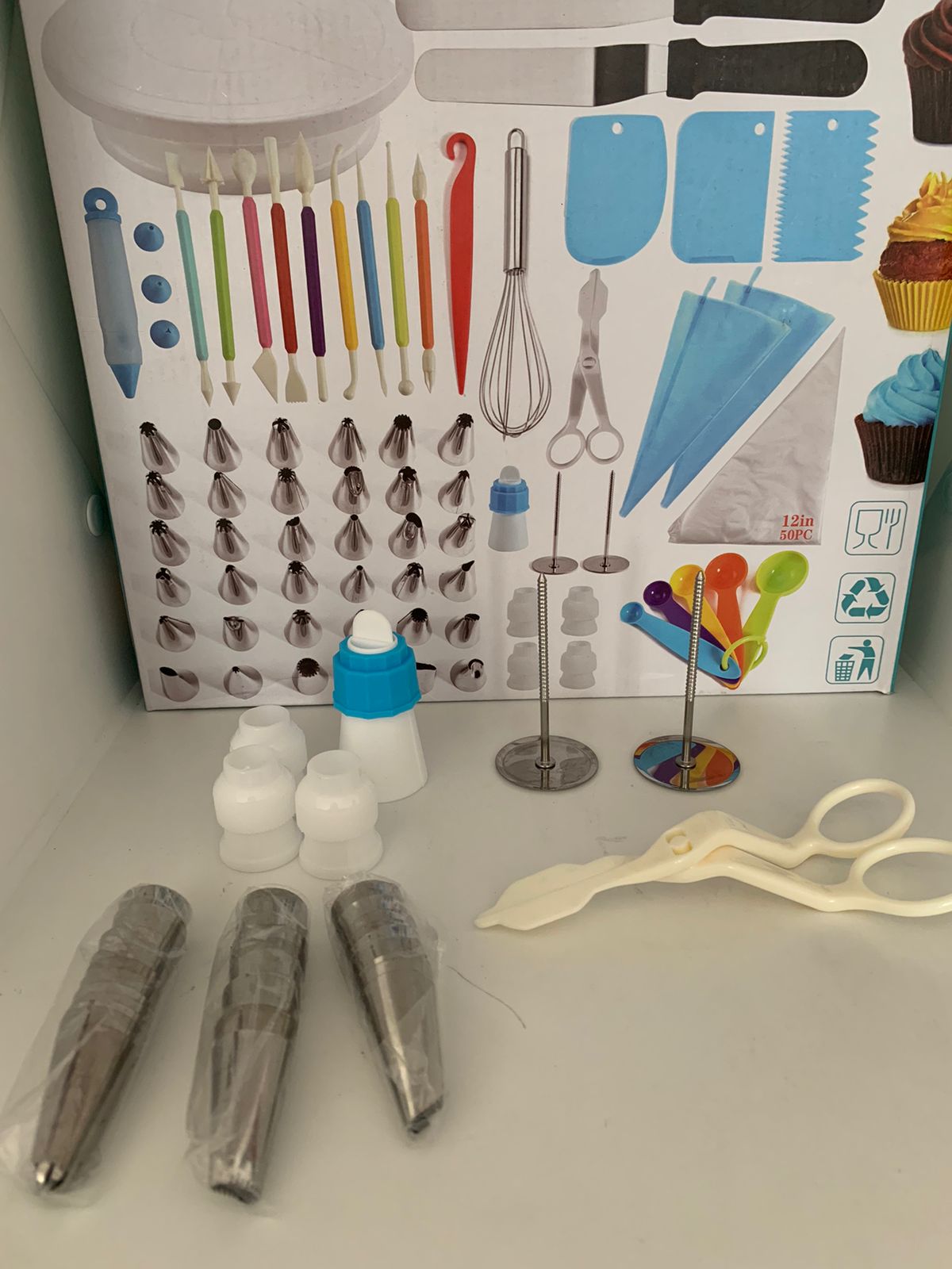 Kit Decoración Pastelería 66pzs