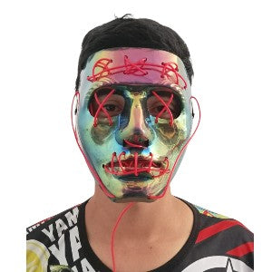 MASCARA PURGA LED-ANONIMUS HALLOWEEN