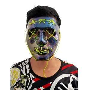 MASCARA PURGA LED-ANONIMUS HALLOWEEN