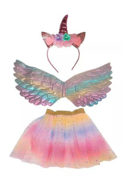 Kit Disfraz de Unicornio - Alas Infantil