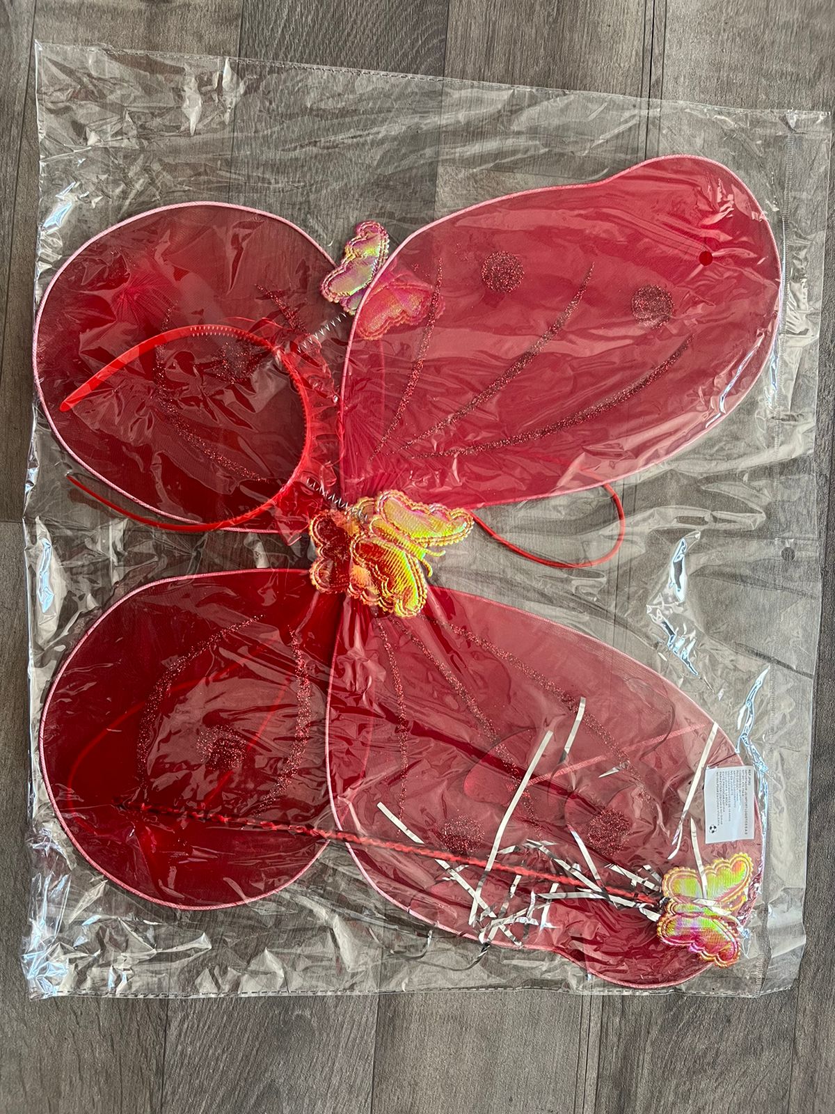 Alas Hada Mariposa + Vincha + Varita