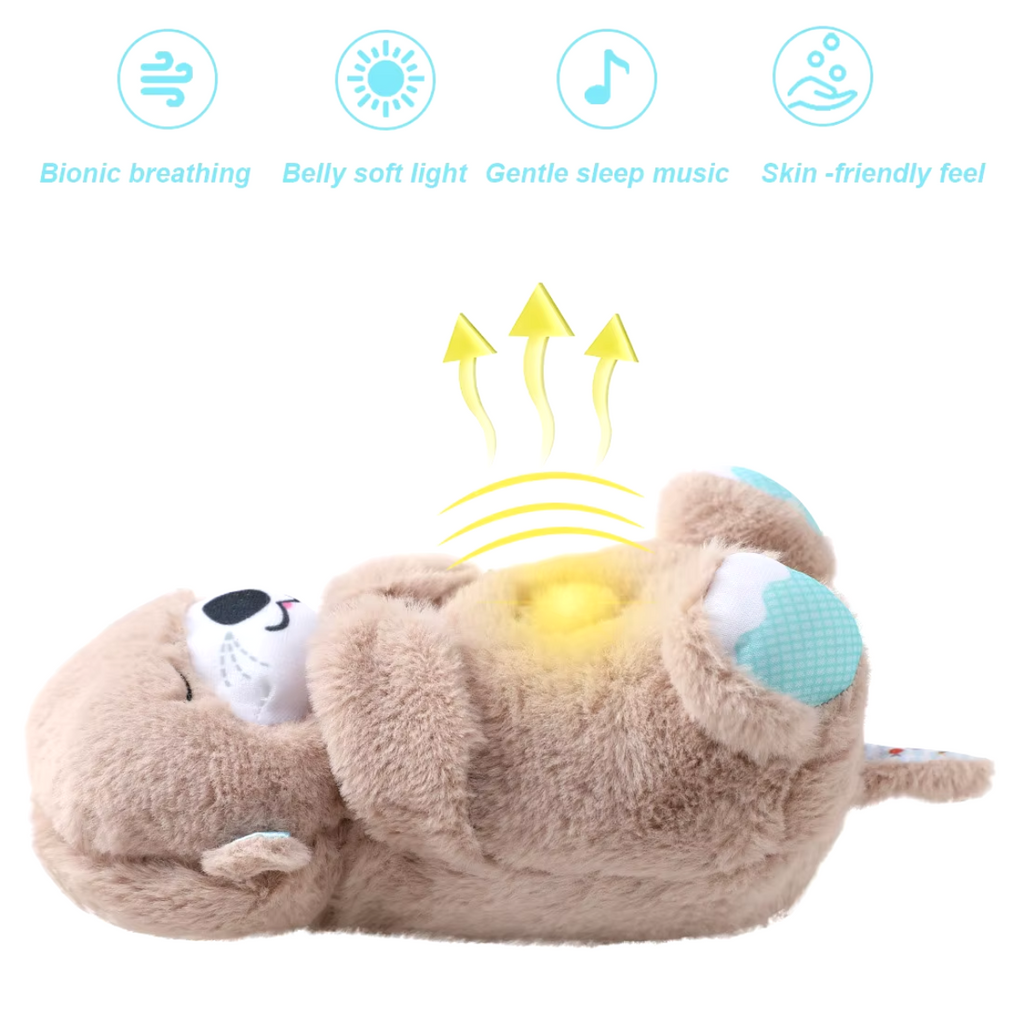 Peluche de nutria peluche que respira