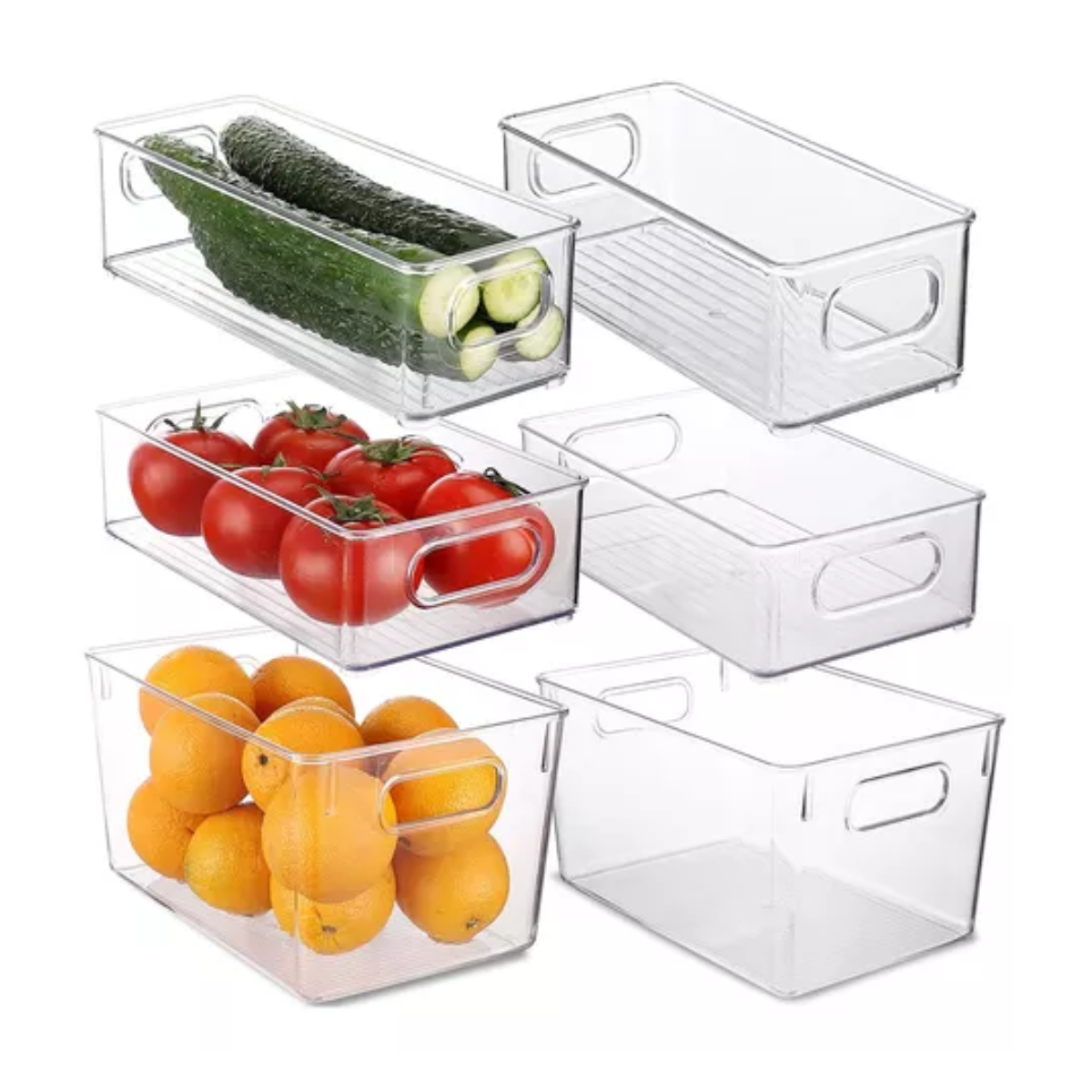 Set x3 organizador nevera acrílico pd-69