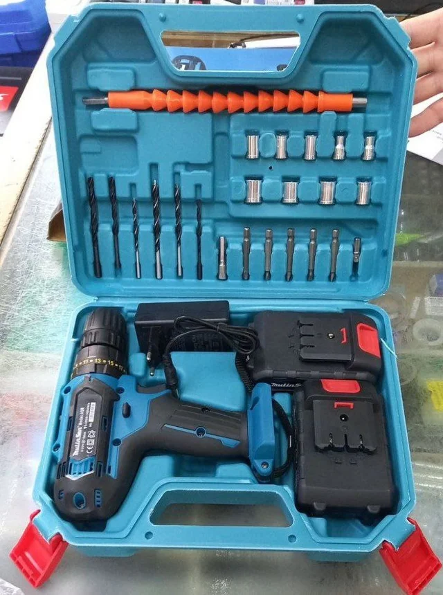 Set de Taladro Inalámbrico HE-007