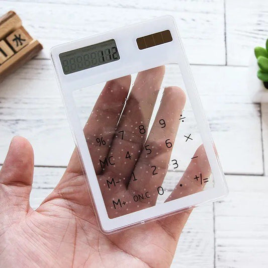 CALCULADORA TRANSPARENTE X2