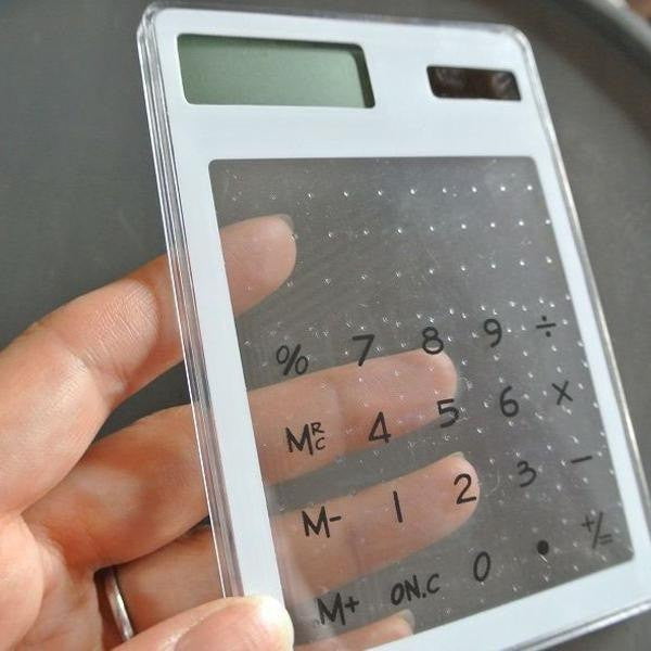 CALCULADORA TRANSPARENTE X2