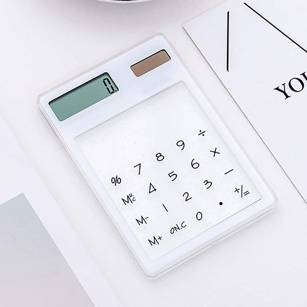 CALCULADORA TRANSPARENTE X2