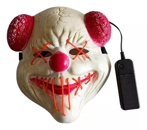 MASCARA PAYASO LED