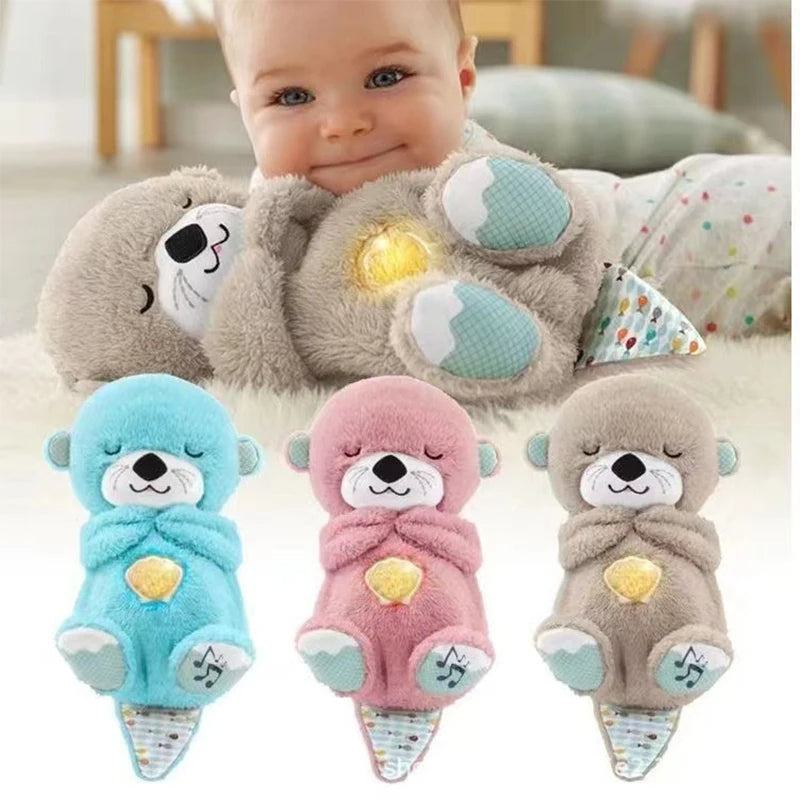 Peluche nutria + lampara oso panda