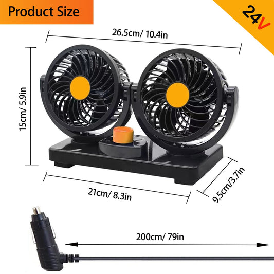 VENTILADOR DE CARRO GIRATORIO