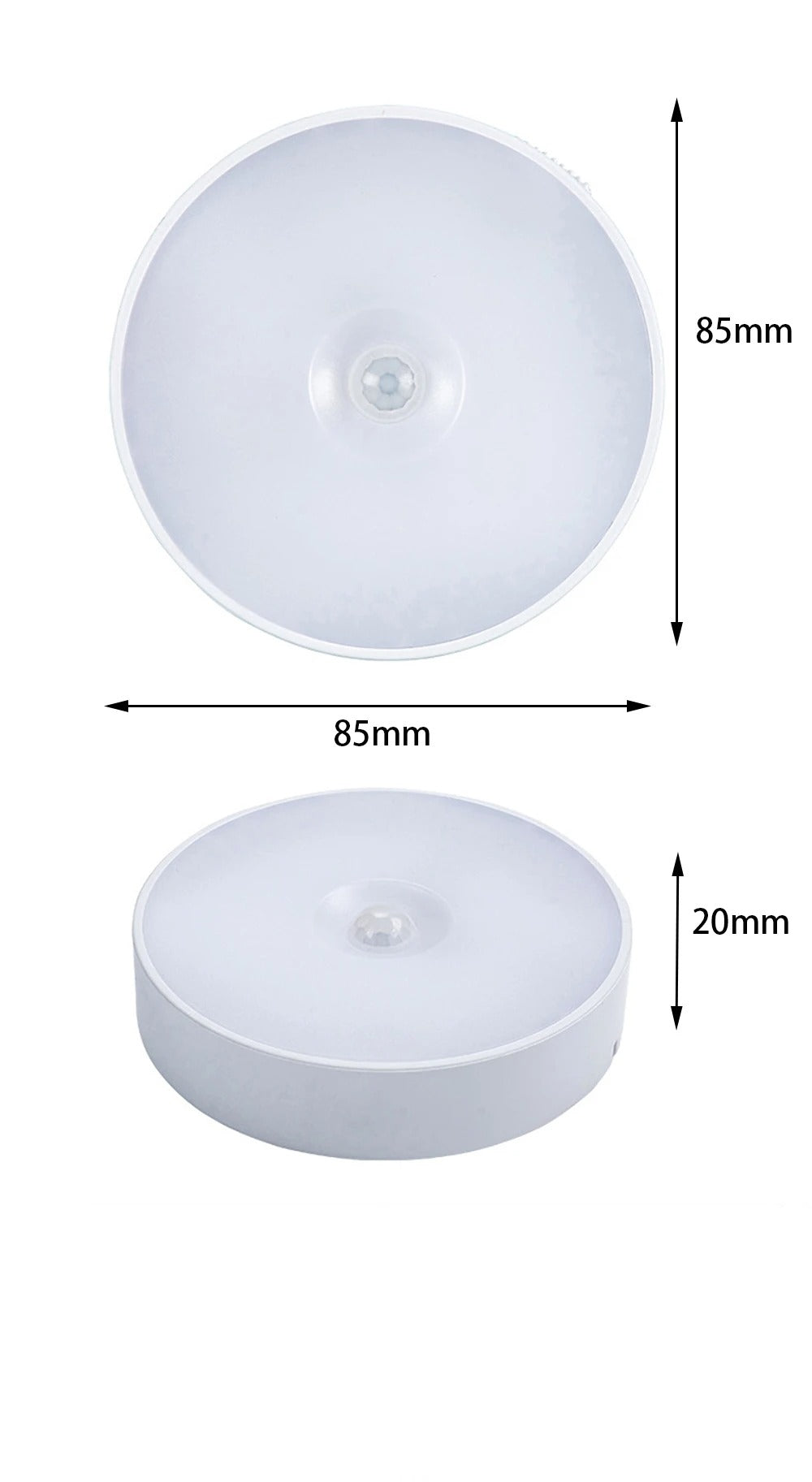LUZ CON SENSOR DE MOVIMIENTO X3 UNDS