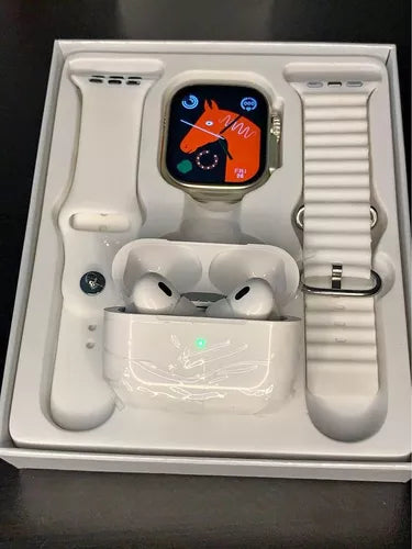 Combo bolso canguro+caja reloj audifonos