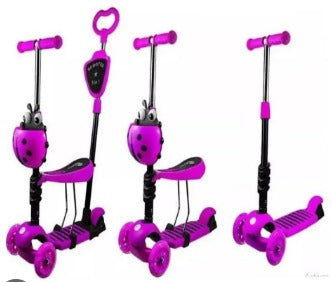 Patineta 5 En 1 Scooter Niños