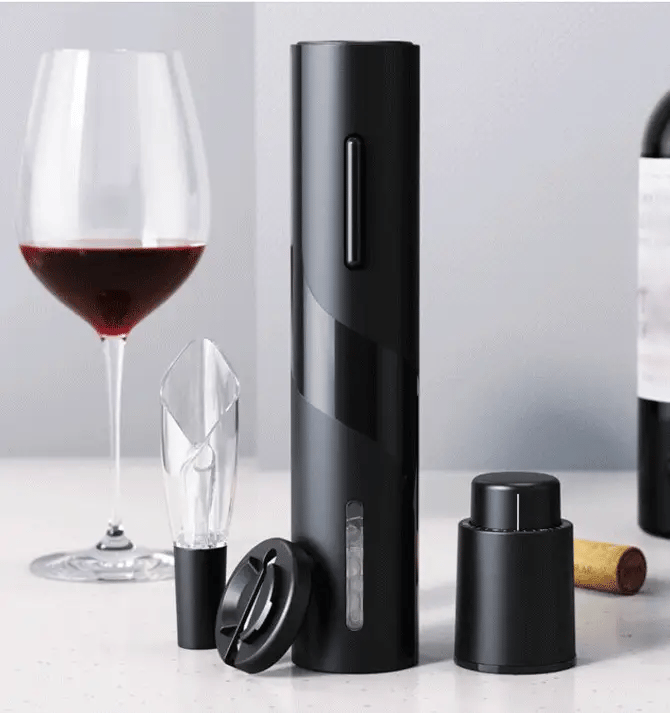 Descorchador de  Vino + accesorios