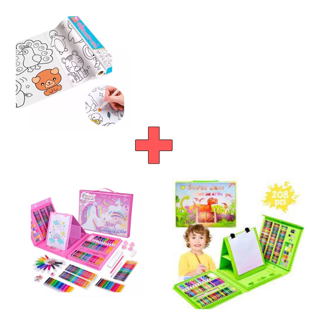 Combo kit arte + 1 rollo de papel