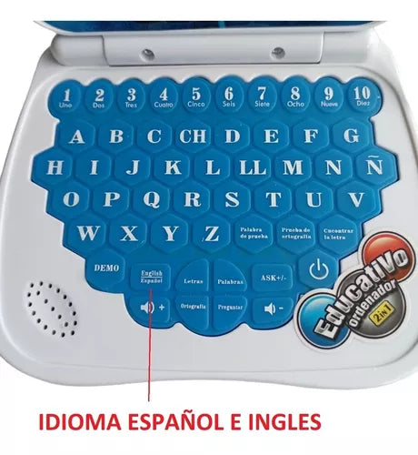 Computador didáctico personajes