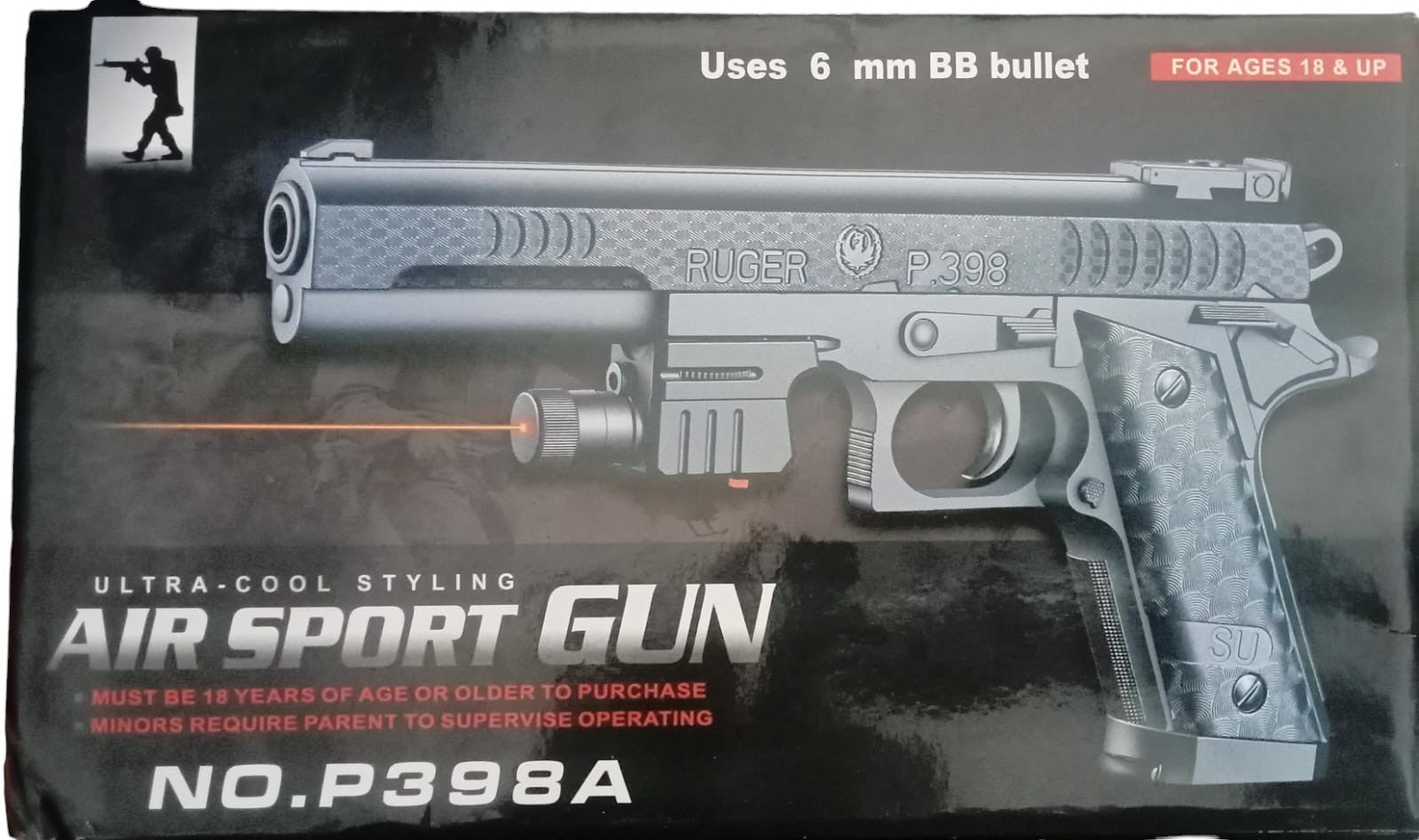Pistola de Airsoft Ruger P398A