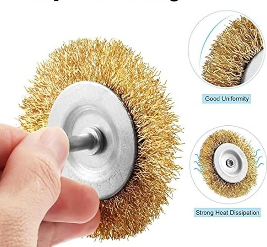 ESCOBILLAS QUITA OXIDO PARA TALADRO