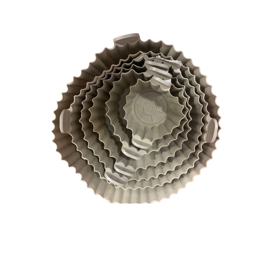set x6 moldes para freidora aire