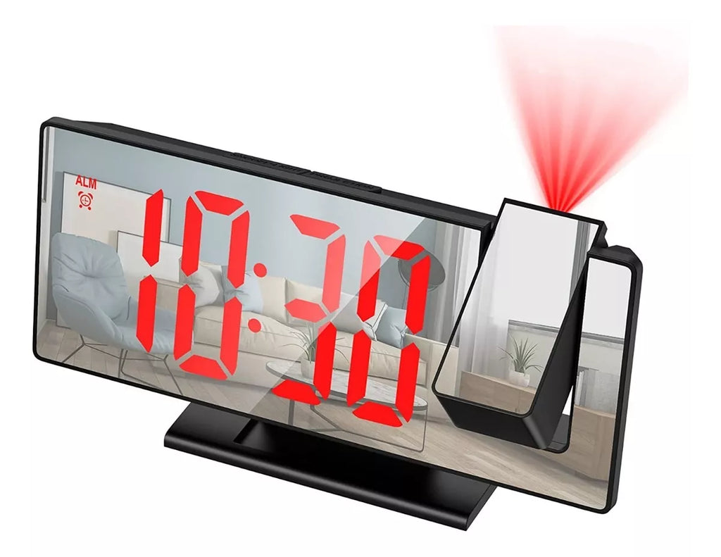 Reloj digital con proyector