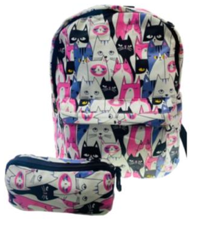 Combo: Maleta - Cartuchera Muñecos