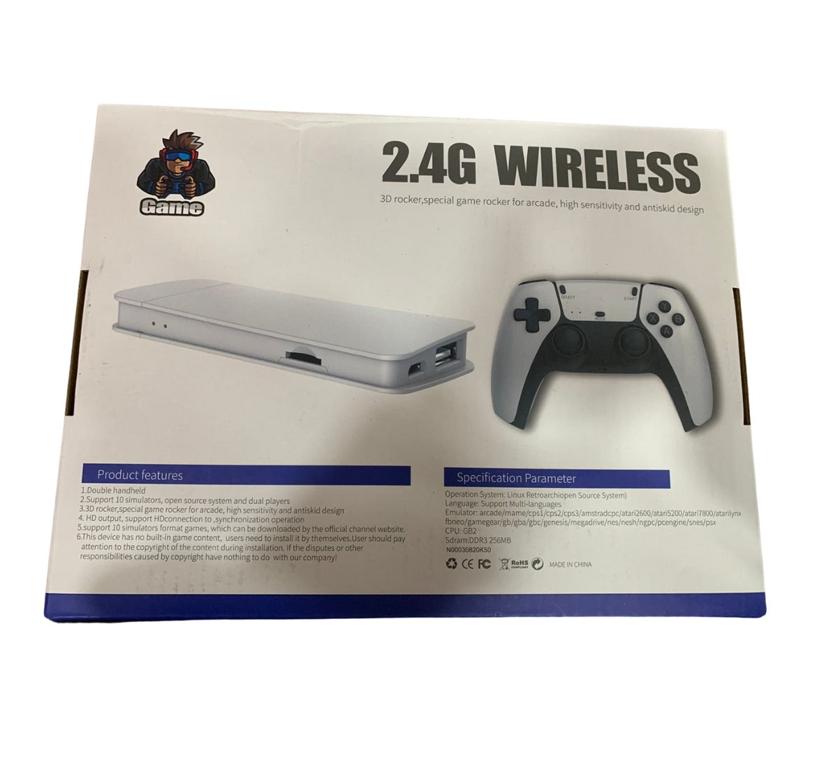 MINI CONSOLA  2.4 G INALÁMBRICO