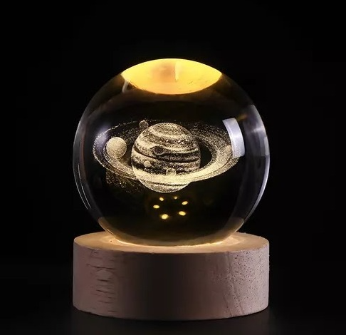 Lampara luz led en forma de esfera