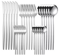 Set cubiertos 30 pzas plata