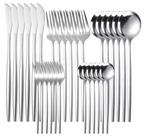 Set cubiertos 30 pzas plata