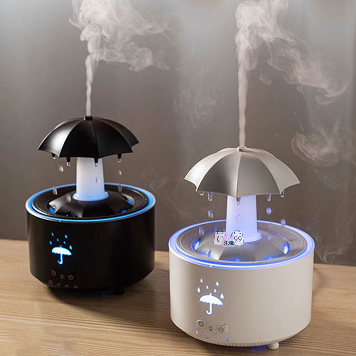Humificador Sombrilla Relajante Lluvia