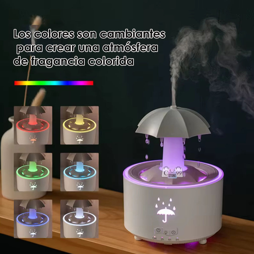 Humificador Sombrilla Relajante Lluvia