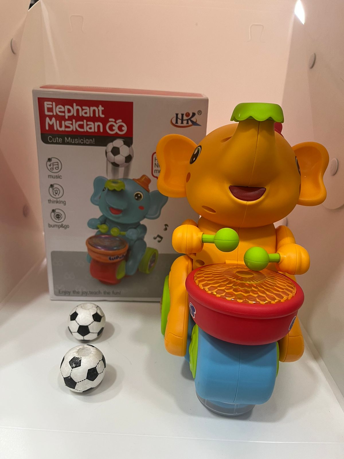 ELEFANTE MUSICAL  LED