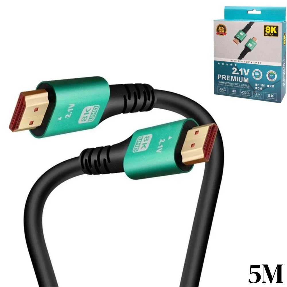 Cable Hdmi 8k 5 Metros Hdtv Hdmi 2.1