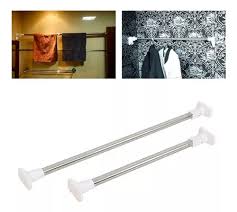 Barra plegable expandible ropa baño