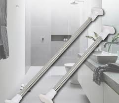 Barra plegable expandible ropa baño