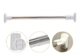 Barra plegable expandible ropa baño