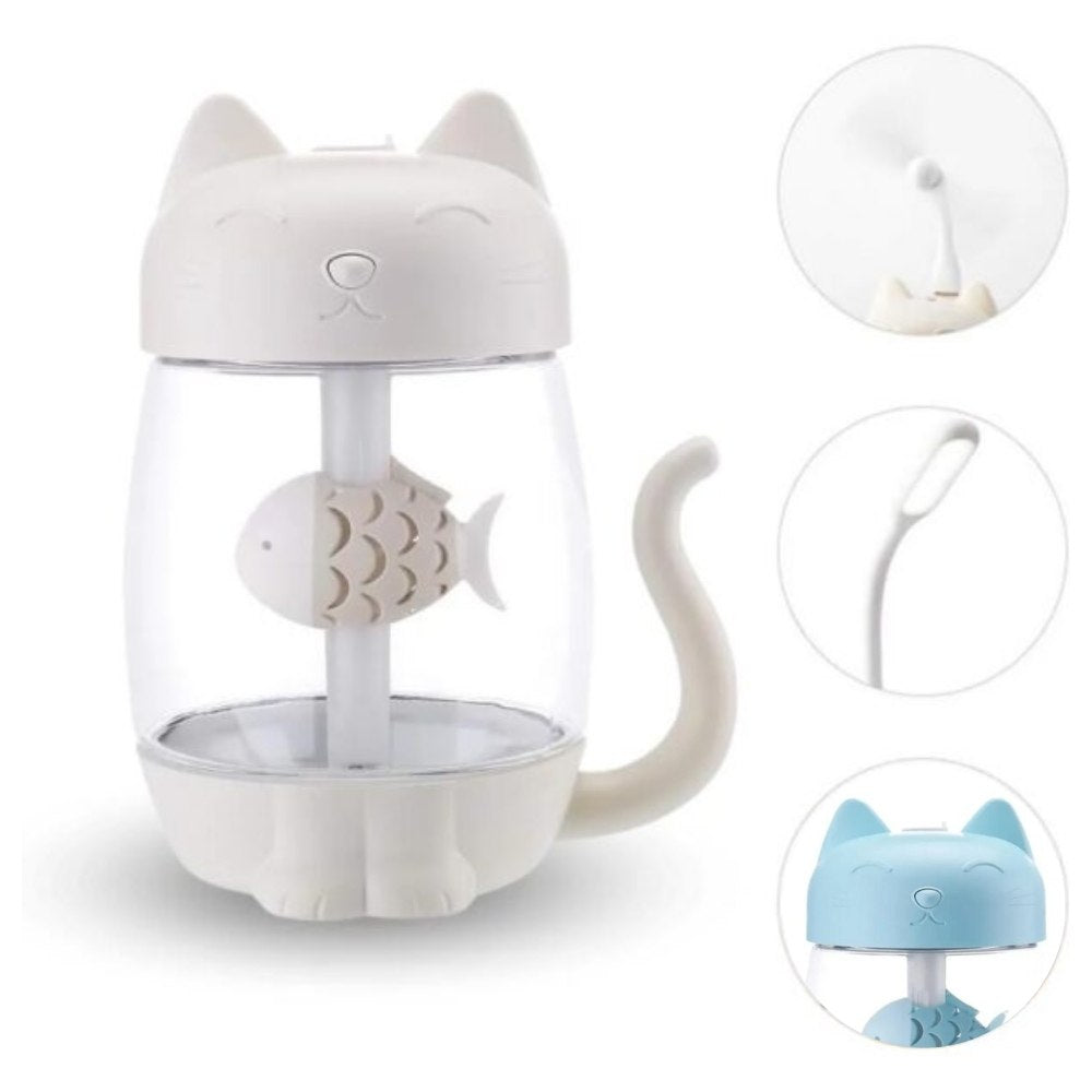 Humidificador Gato 350 Ml 3 En 1