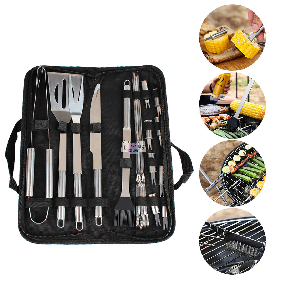 Kit De Barbacoa Para Asados Set BBQ