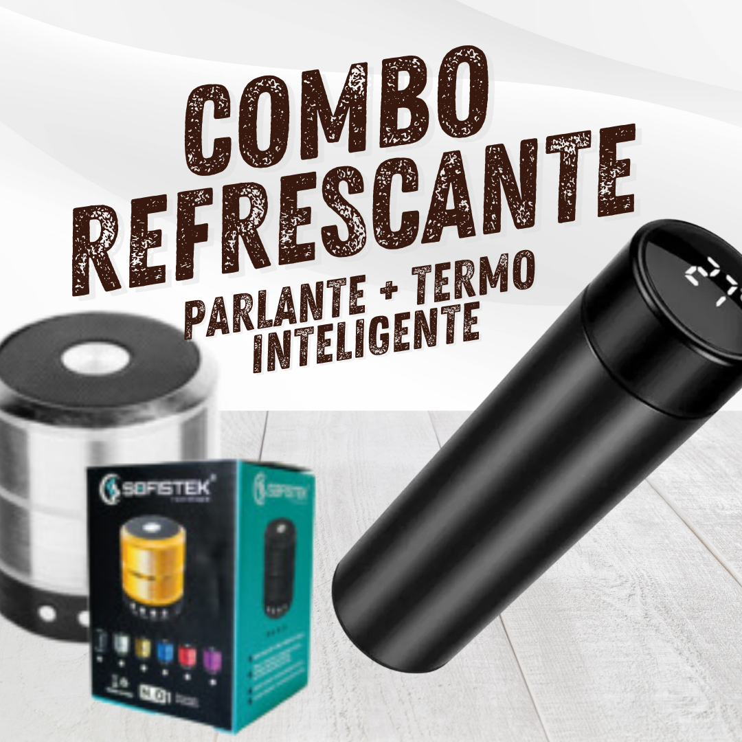 Combo refrescante (parlante+termo i)