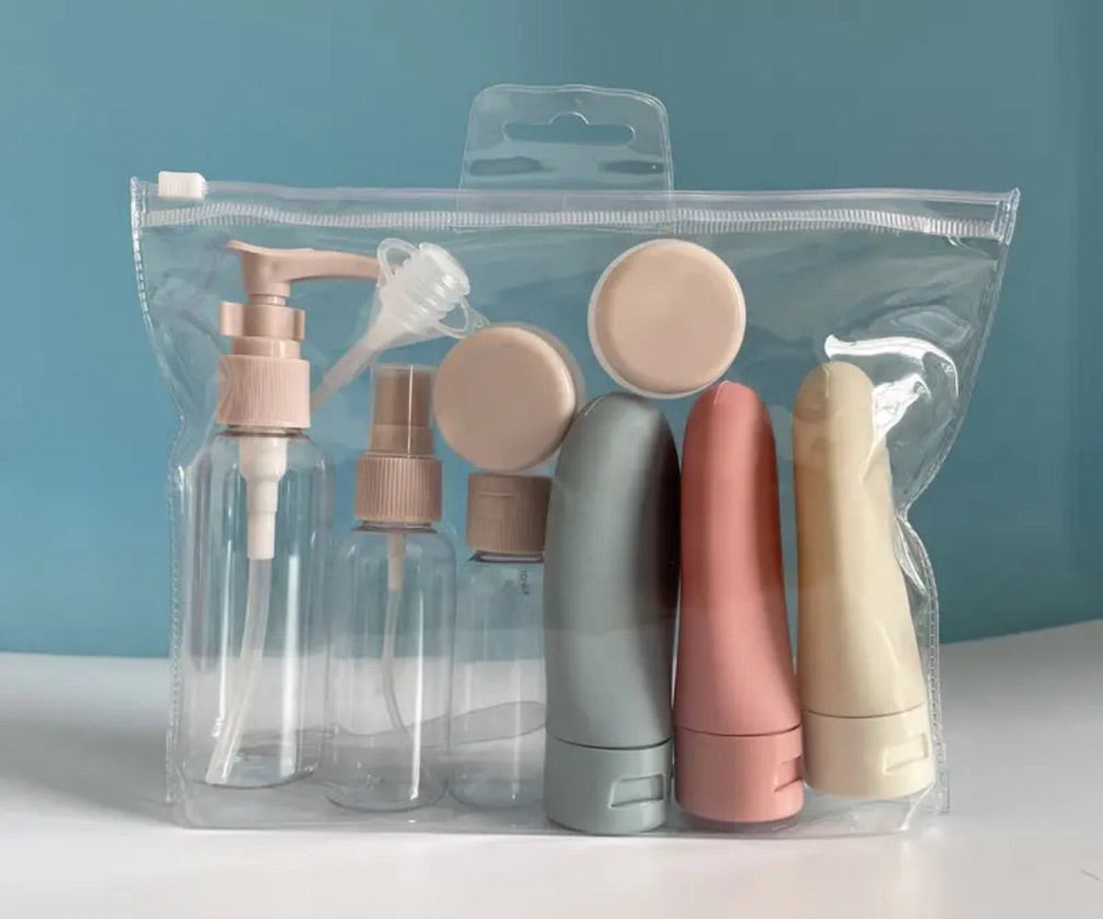 Kit Botellas Viajeras X 11 Pzas