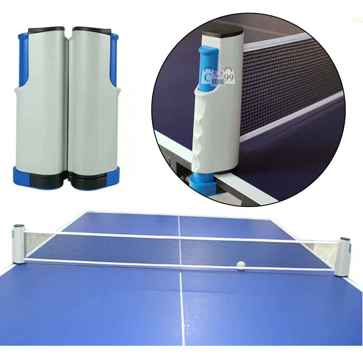 Malla Retráctil De Ping Pong Para Jugar